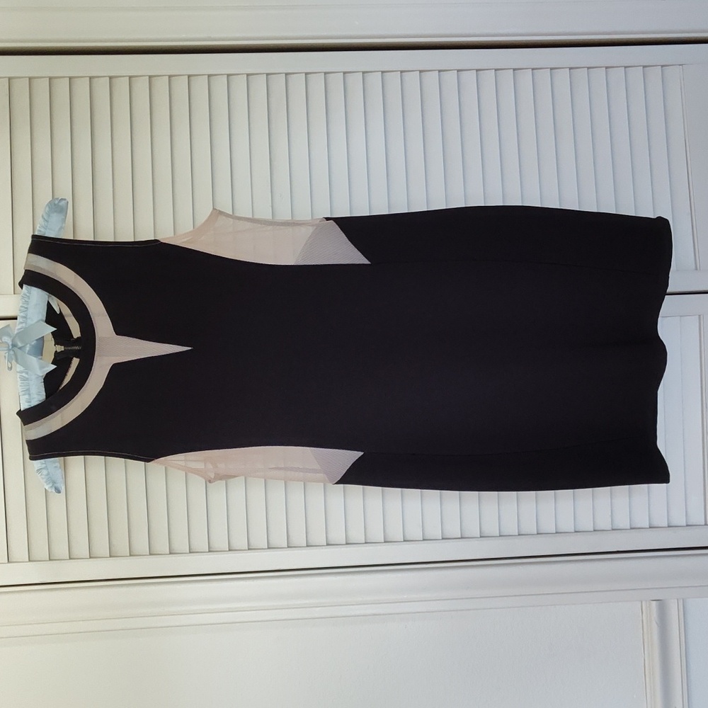 BLACK AND MESH DRESS